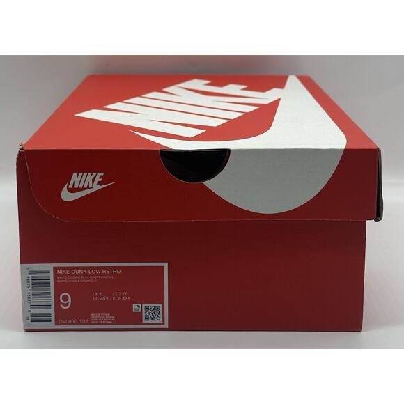 NEW Nike Dunk Low Retro Cosmic Clay ‘Miami Dolphins’ DV0833-102 Men’s Size Multi - Picture 7 of 7